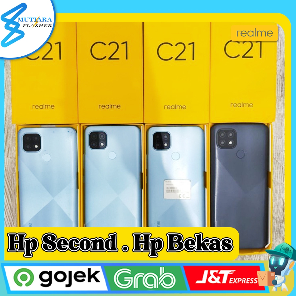 Realme C21 Ram 3/32GB | Ram 4/64GB Second Original
