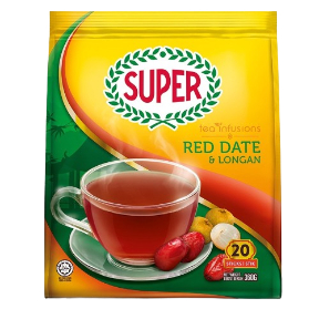 

Super Tea Red Dates & Longan Tea Infusions Drink 18G X 20 Sachets