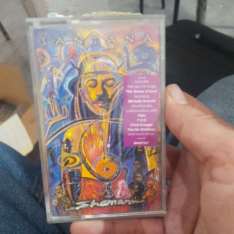 kaset pita santana shaman (0956)