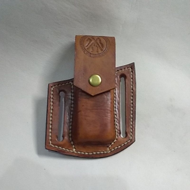 Leatherman wave Sheath pouch pisau lipat Kulit leather