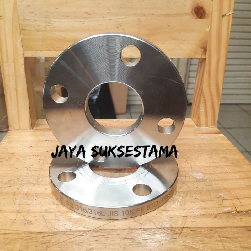 Flange JIS 10K Stainless SS 316 8" inch Flange 10K SS316 DN 200