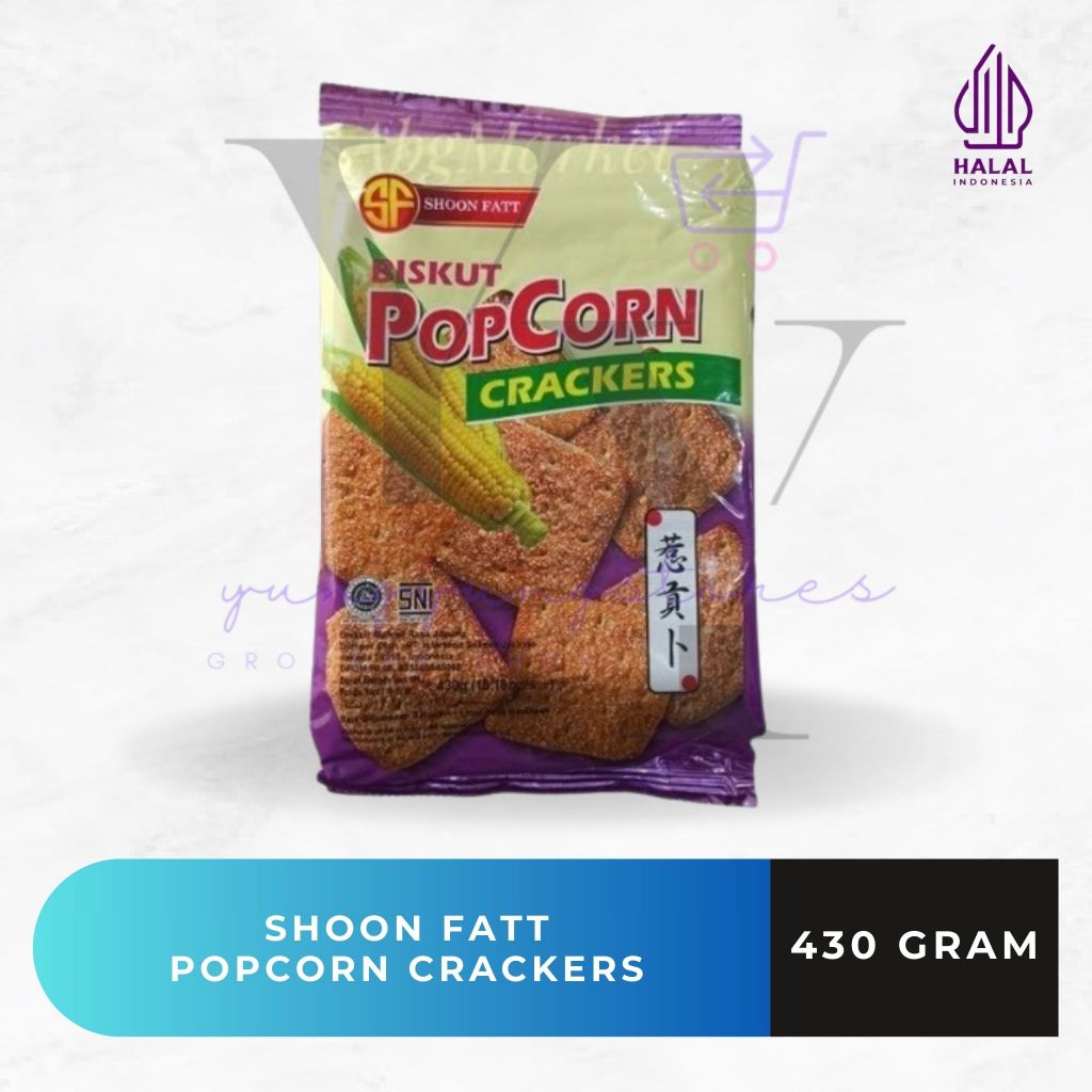 

Shoon Fatt Biskuit Popcorn Crackers 430 gram