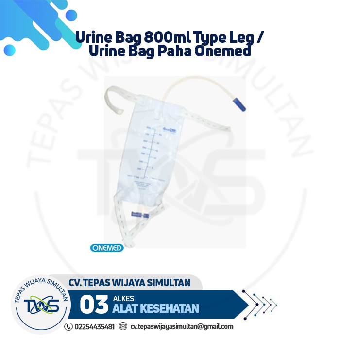 Urine Bag 800ml Type Leg Urine Bag Paha Onemed