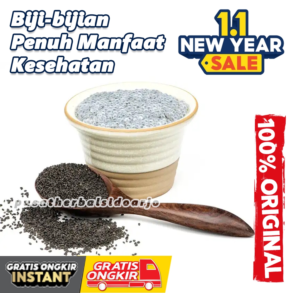 

Biji Selasih Super / Tlasih / Basil / Basilikum 250 Gram