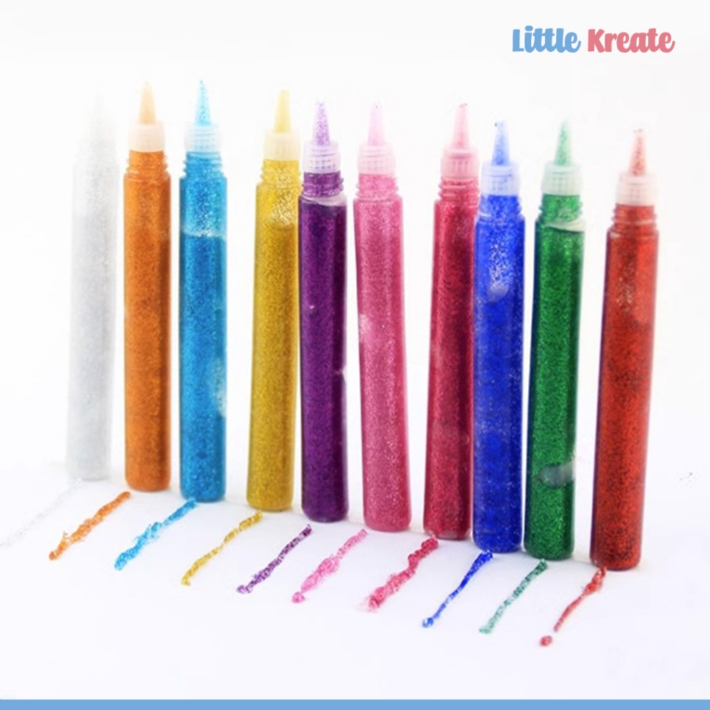 Little Kreate Glitter Glue - Lem Gliter - Prakarya Kerajinan Tangan