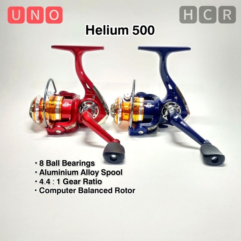 Reel Pancing UNO HELIUM 500 - Spinning / Udang / Mini / Kecil | Rel | Ril | Rill | Riil