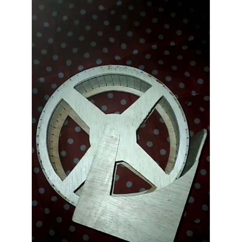Kincir Hamster Kincir Landak JOGGING WHEEL Medium Besar BAHAN KAYU