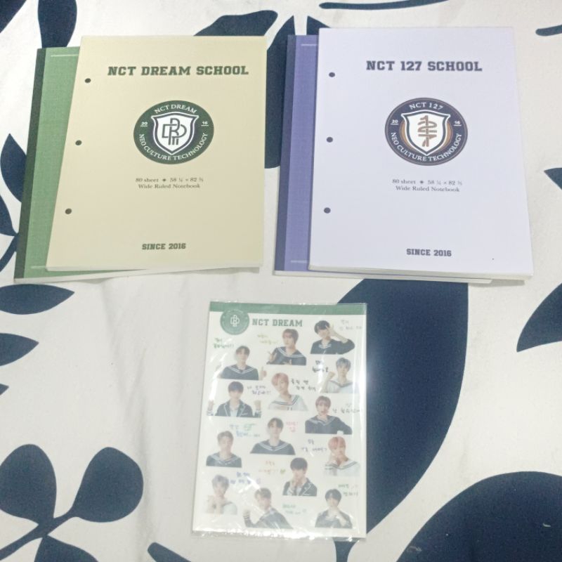 OFFICIAL MD Back to school note book sticker diary nct dream 127 wayv photocard pc album chenle renj