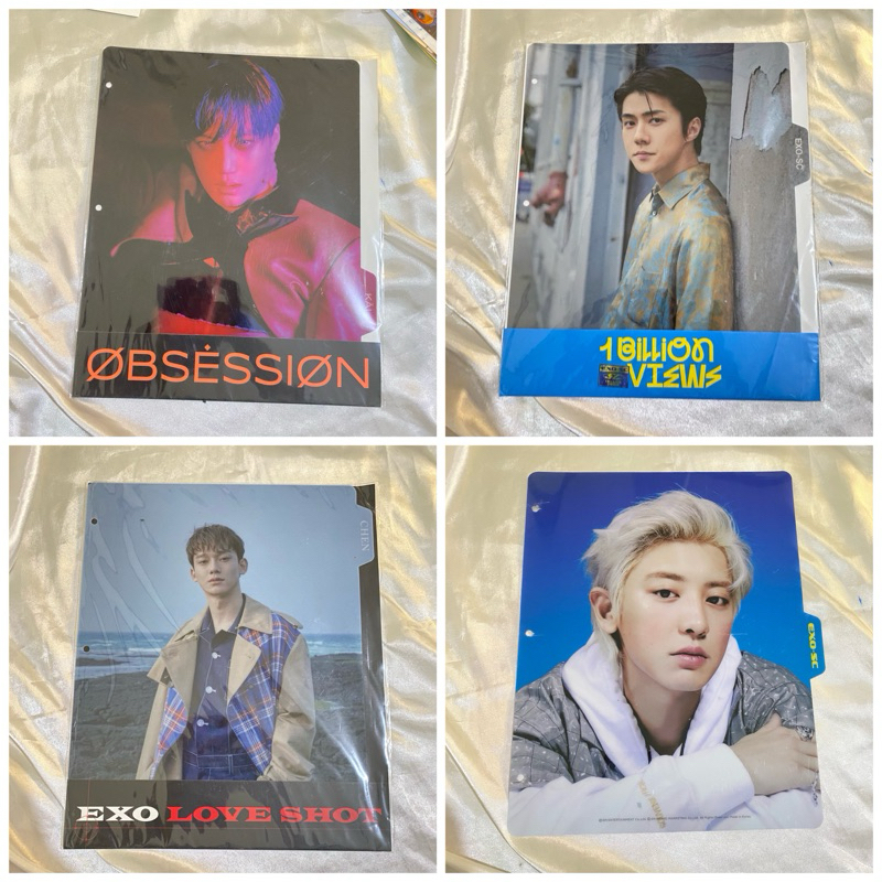 [COD] BINDER INDEX EXO CHEN SEHUN OFFICIAL