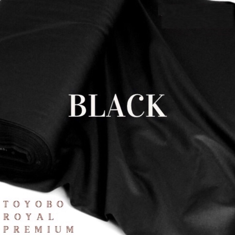 Promo KodeB6n1M kain Toyobo 5 Meter Toyobo kain hitam Toyobo kain katun