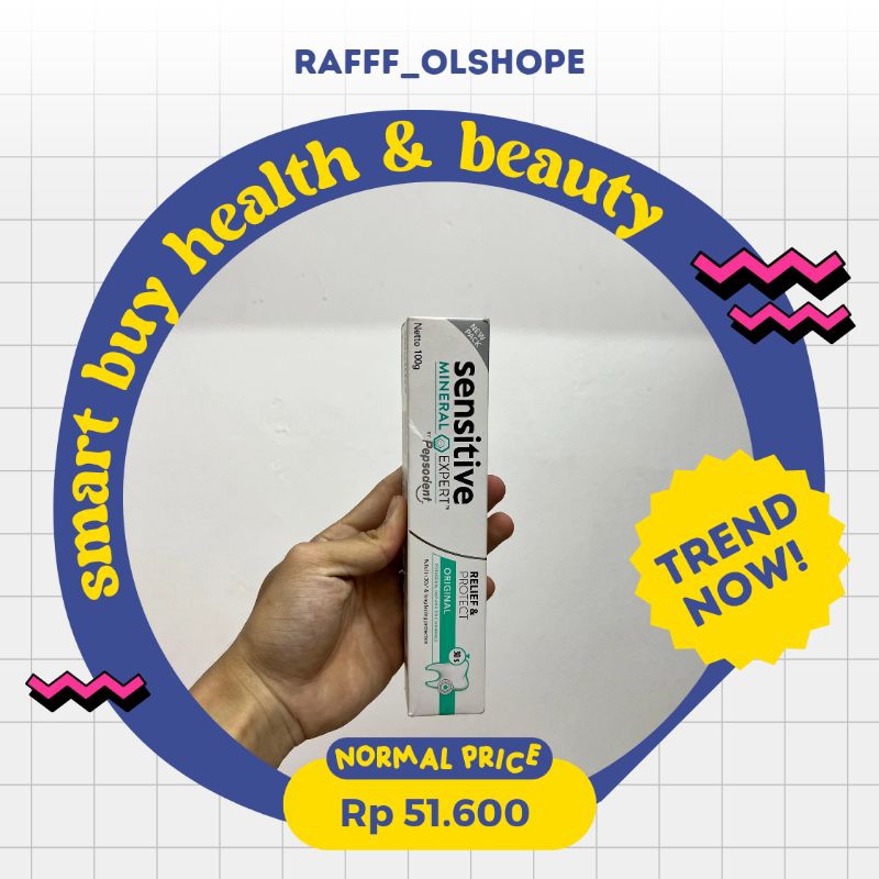 PEPSODENT // PASTA GIGI //  SENSITIVE MINERAL EXPERT