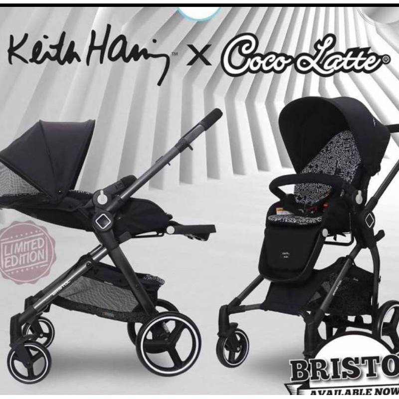 Stroller Kereta Dorong Bayi Cocolatte Stroller Bristol Reversible Seat - Keith Haring,preloved