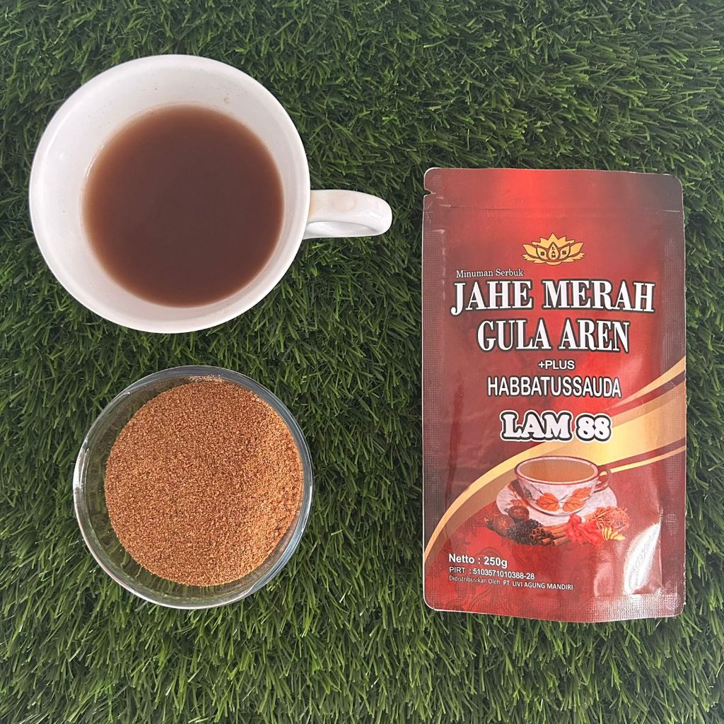 

(INSTAN) JAHE MERAH GULA AREN PLUS HABBATUSSAUDA 250GR