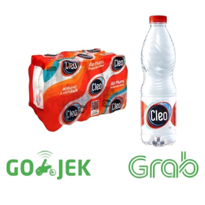 

cleo 3D 550ml isi 24 khusus ojek online