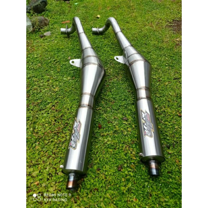 knalpot Telo samping Suzuki Tornado kyx racing poles