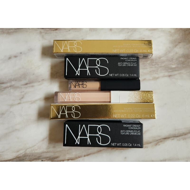 (BPOM resmi) Nars Radiant Creamy Concealer mini 1,4ml Custard Nars Concealer mini Custard Nars Custa