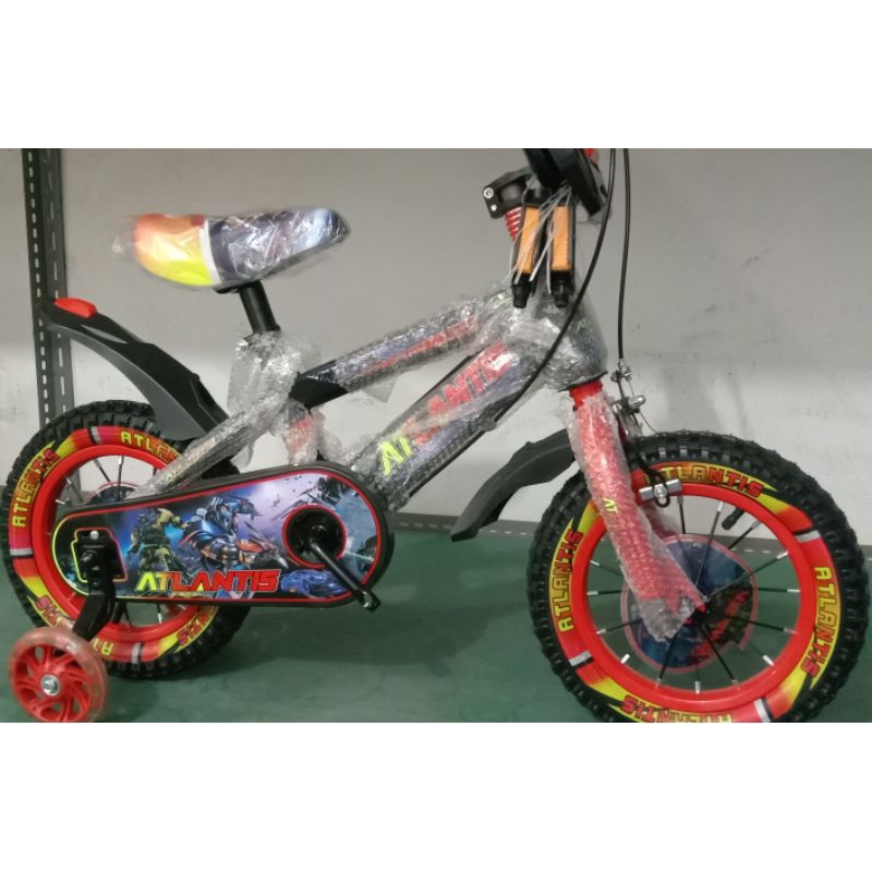 Sepeda Anak Sepeda BMX 12 inch ATLANTIS ( TRANSFORMER ) ( RED )