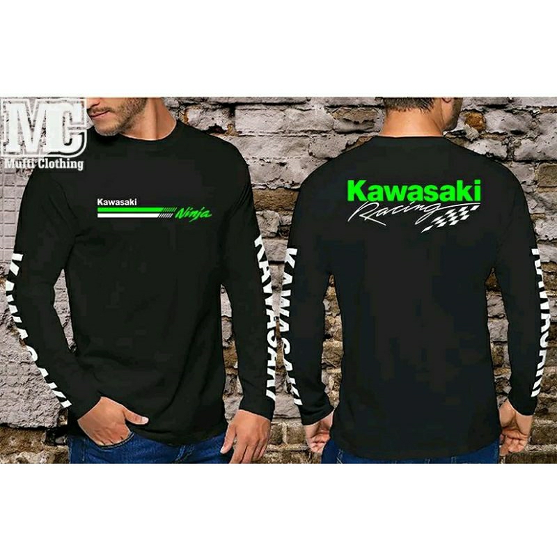 Baju Kaos Kawasaki Racing Lengan Panjang