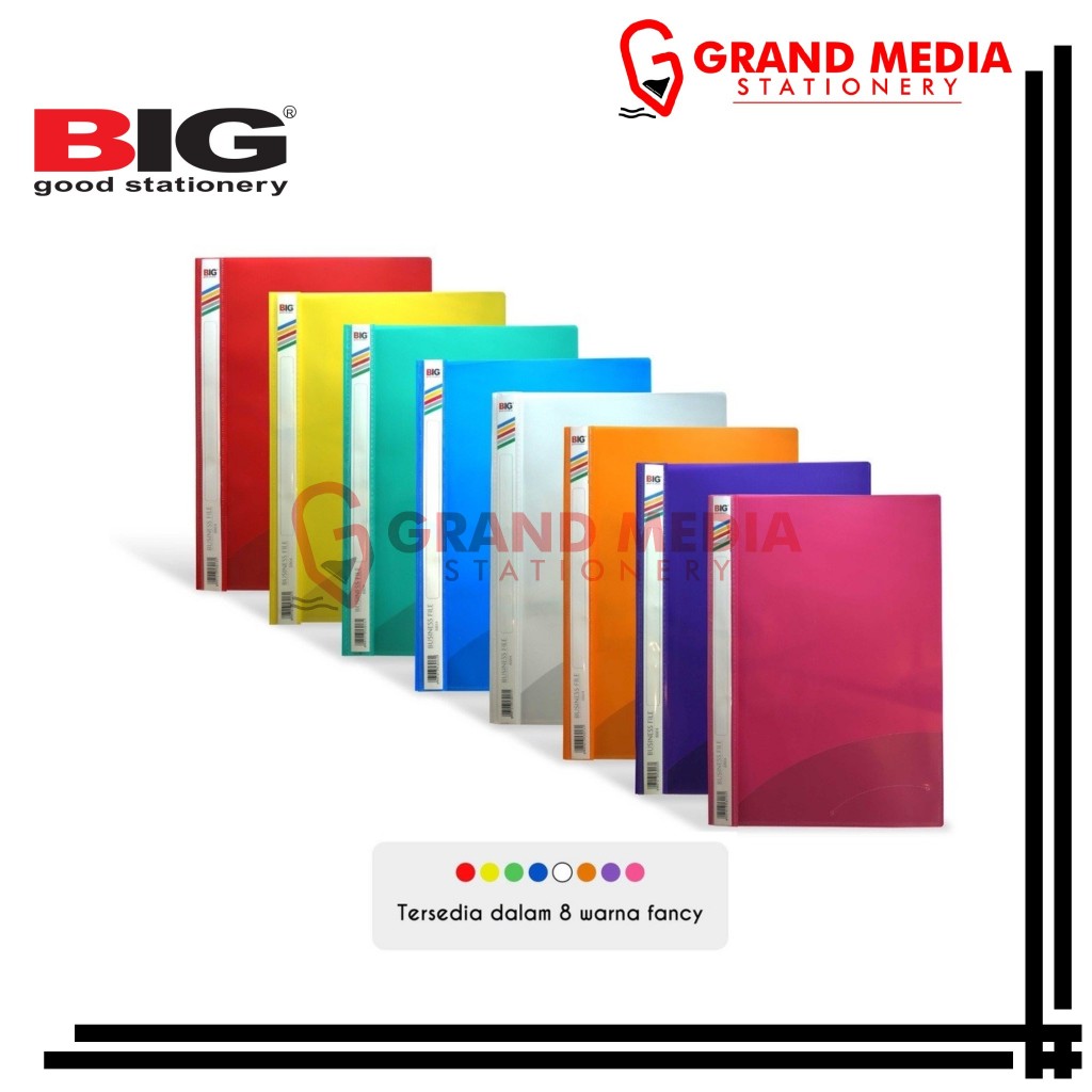 

[GRAND MEDIA] MAP PLASTIK BUSSINES FILE BIG MF-8804 F4 / LUSINAN (12 PCS)