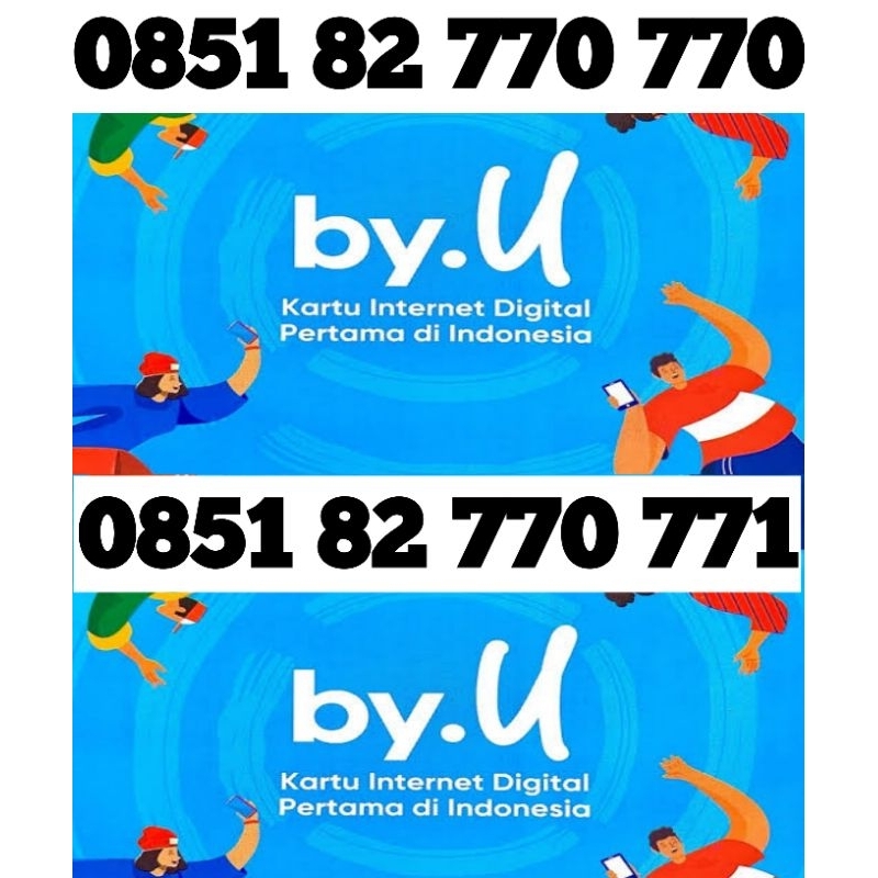 Nomor cantik by.U Couple segel kosongan