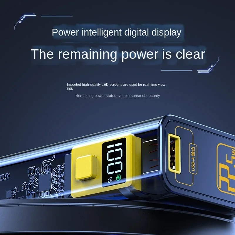 MH - Powerbank 16800mAh Fast Charging 22.5W PD20W Transparant