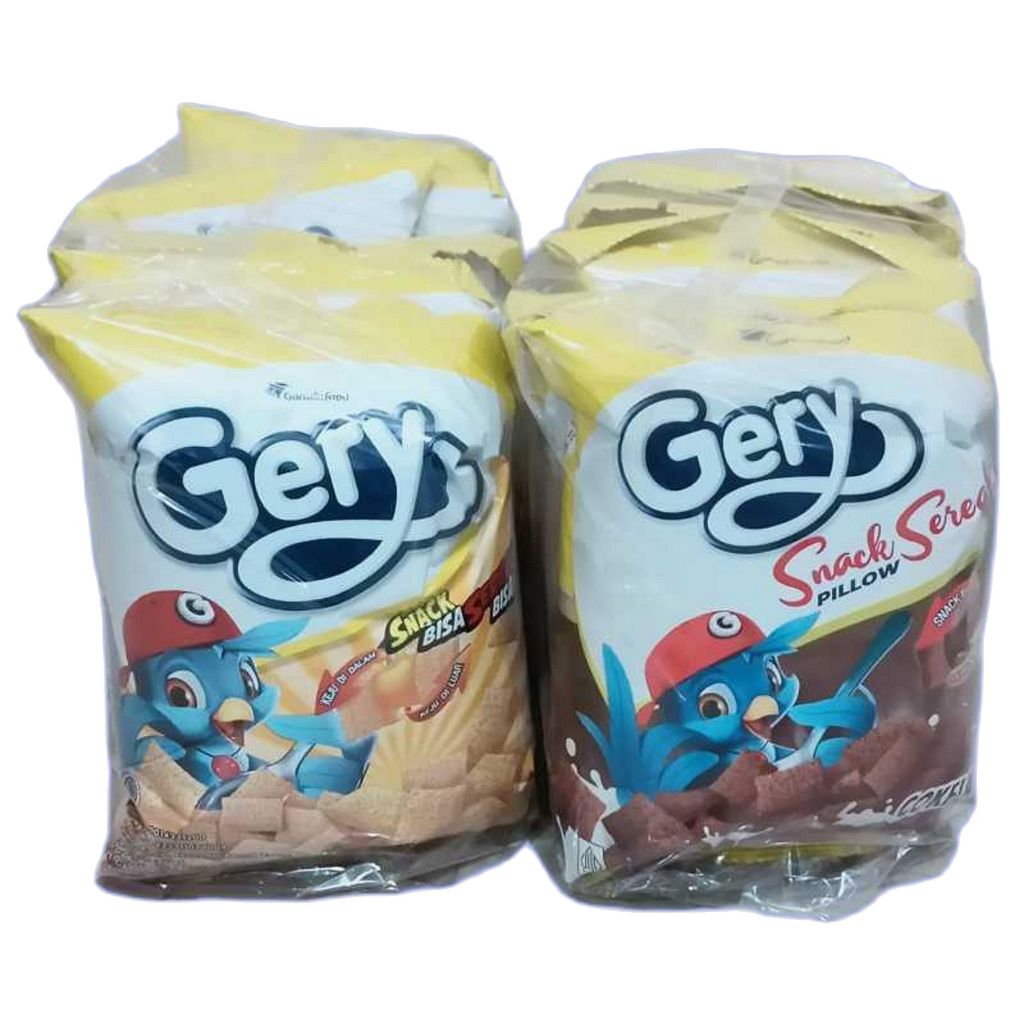 

Gery Snack Sereal Pillow / Bantal 1 Pak isi 5 Pcs 26gram