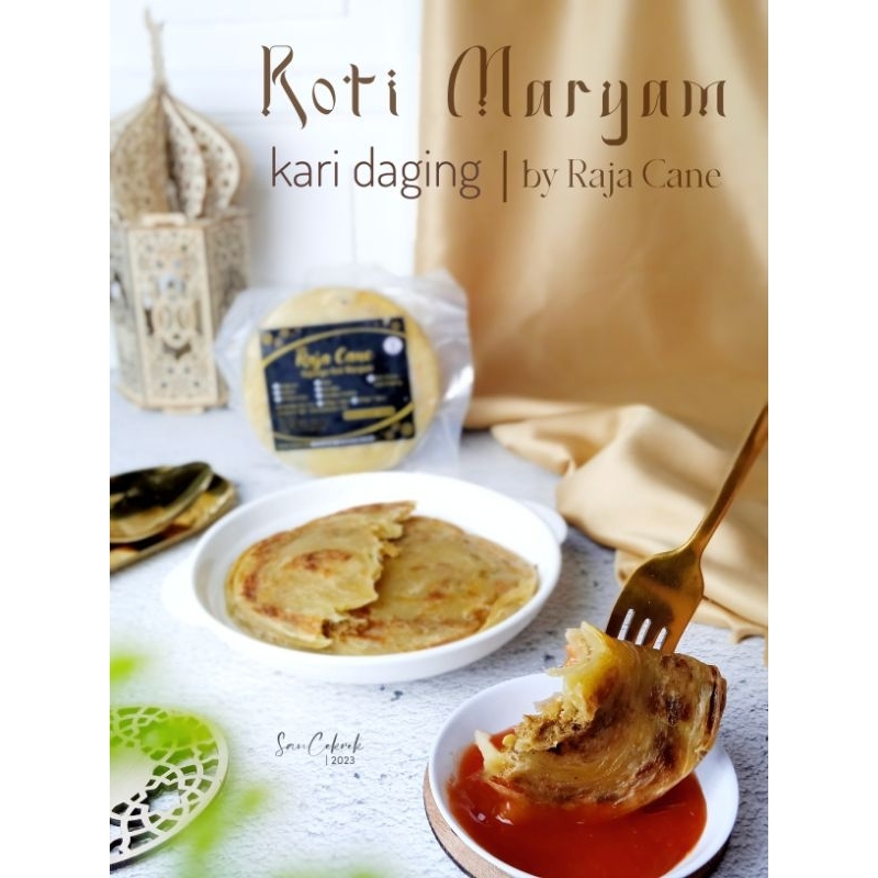 

Roti Maryam Kari Daging atau Roti Cane isi Daging