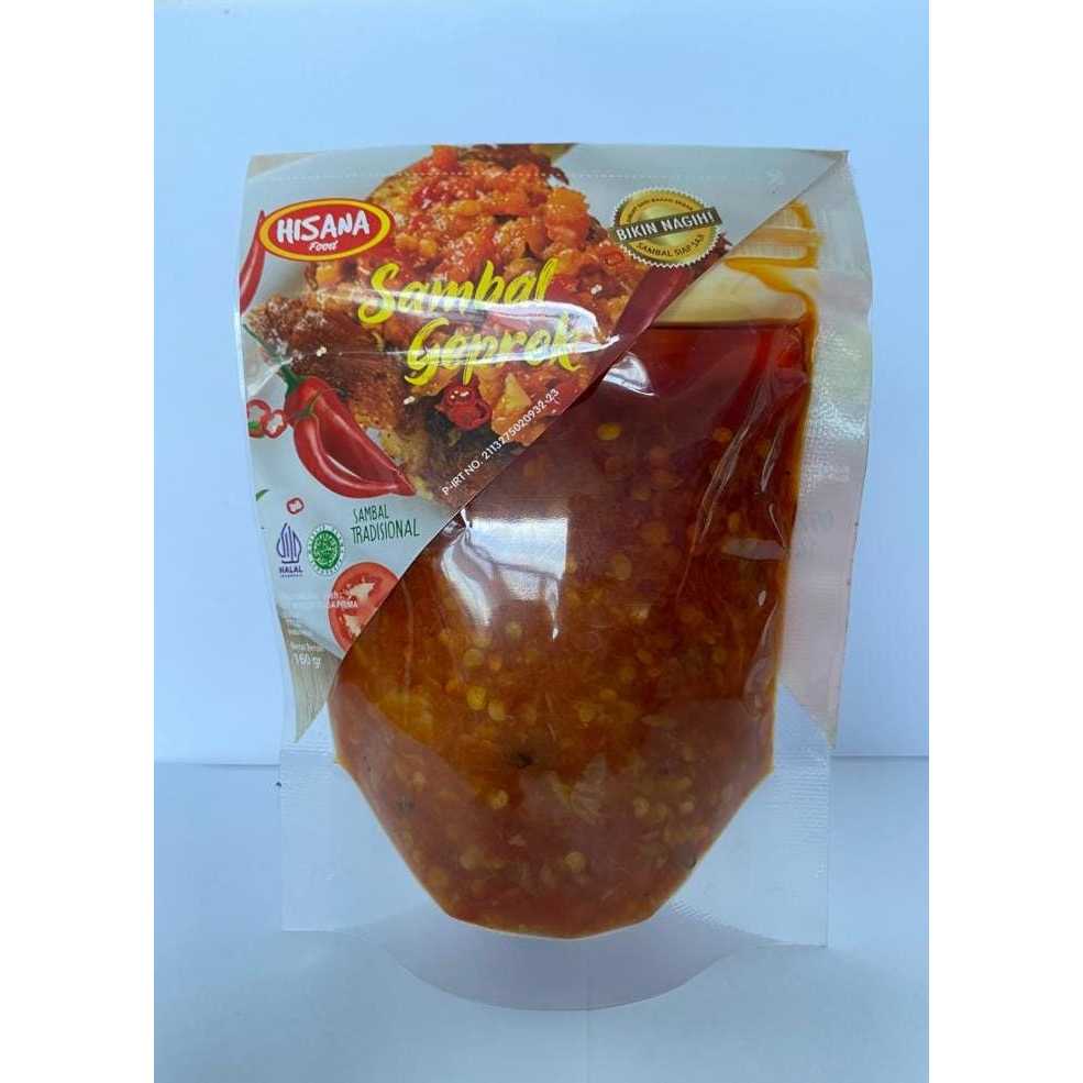 

SAMBAL GEPREK PEDAS ENAK (HISANA) POUCH 160 g