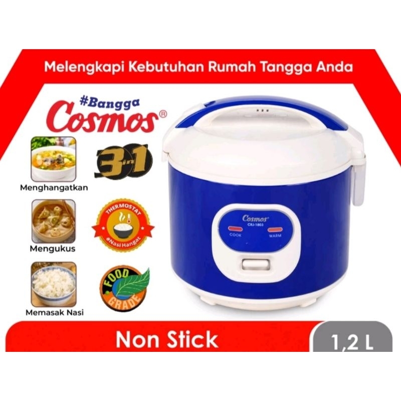 Mejikom Cosmos Rice Cooker Seri Amenah Cosmos 1,2 L CRJ - 1803