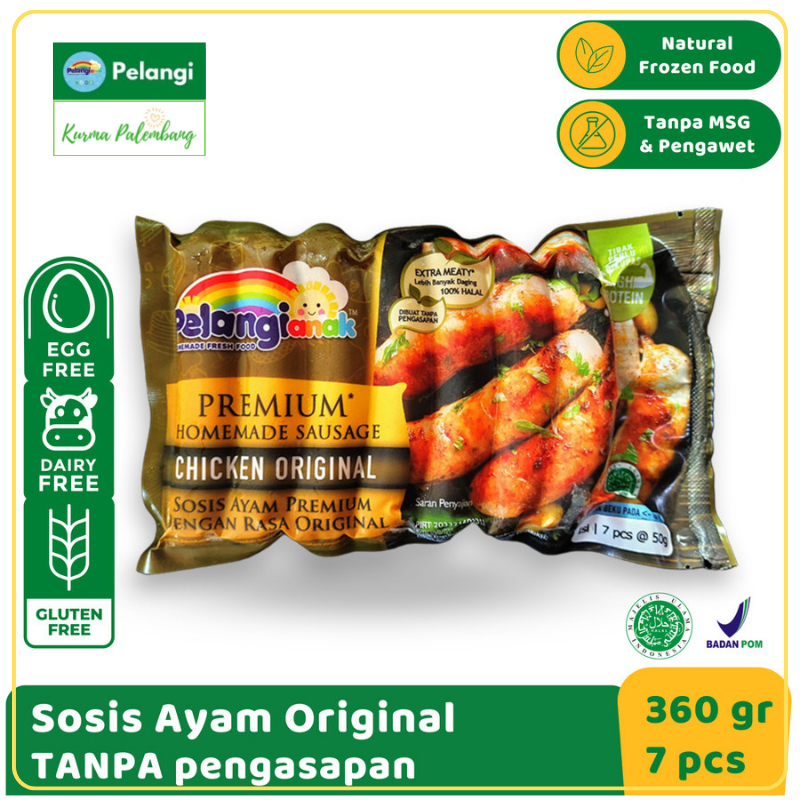 

Sosis Ayam Original Pelangi Homemade Premium Non Msg & Non Pengawet