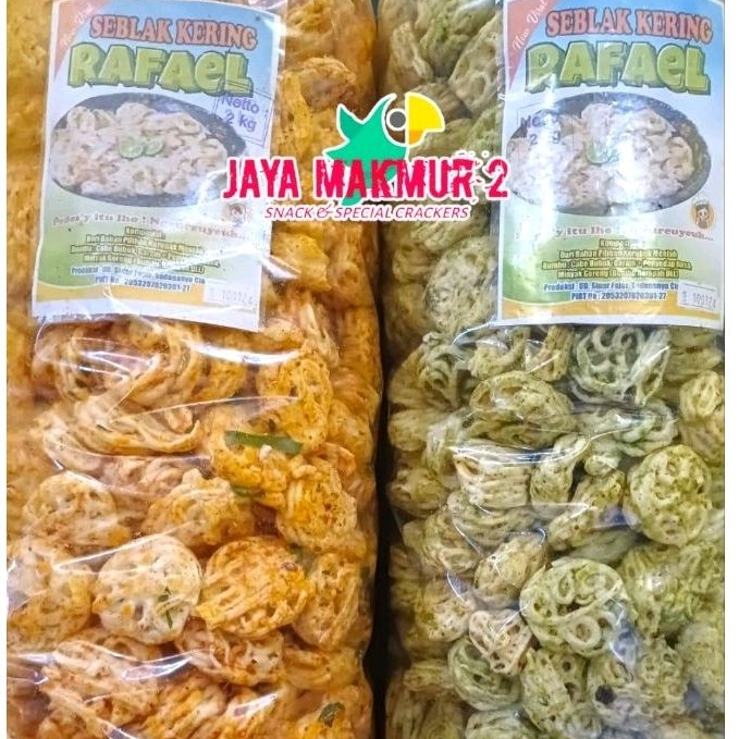 

1kg seblak kering RAFAEL mawar pedas daun jeruk