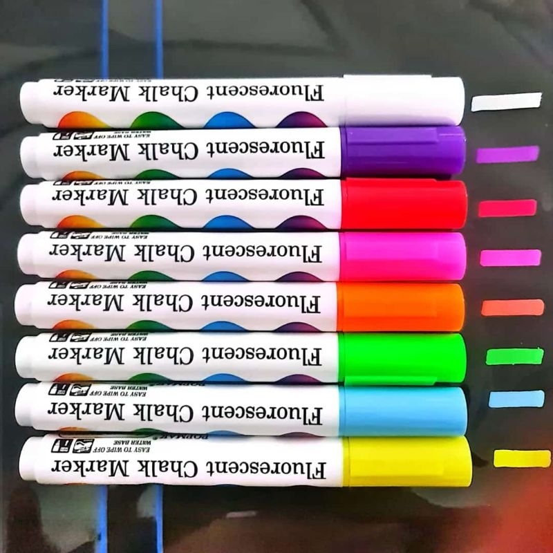 

Spidol Bazic Fluorescent Chalk Marker