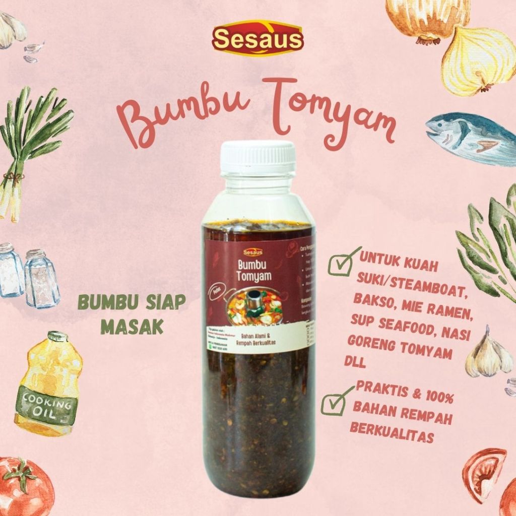 

Bumbu Tomyam 250gr / Bumbu tomyam instan halal / Tomyum instan / Suki / Steamboat