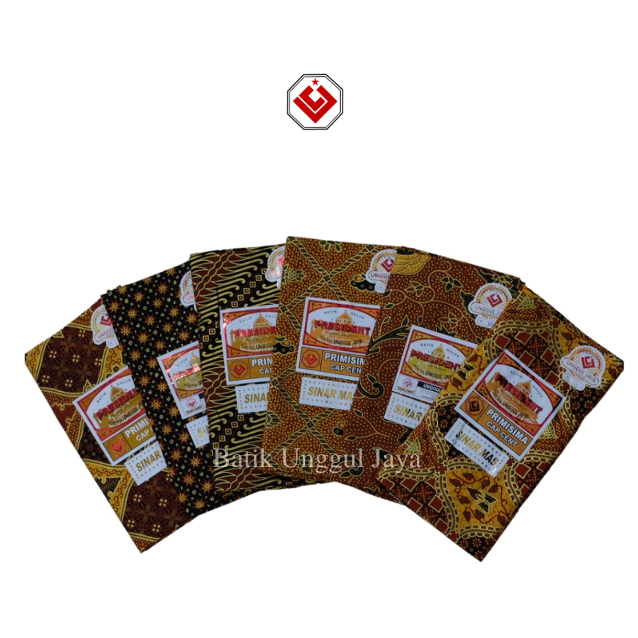UNGGUL JAYA Kain Jarik Batik Istana Presiden Prodo Primisima Cap Cent