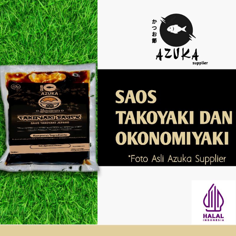 

Saus Takoyaki dan Okonomiyaki HALAL MUI 1kg .