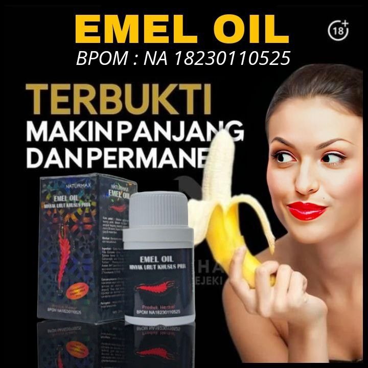 EMEL  OIL Minyak lintah hitam asli papua original - obat pembesar mr p permanen original 100% BPOM PERMANEN AMPUH