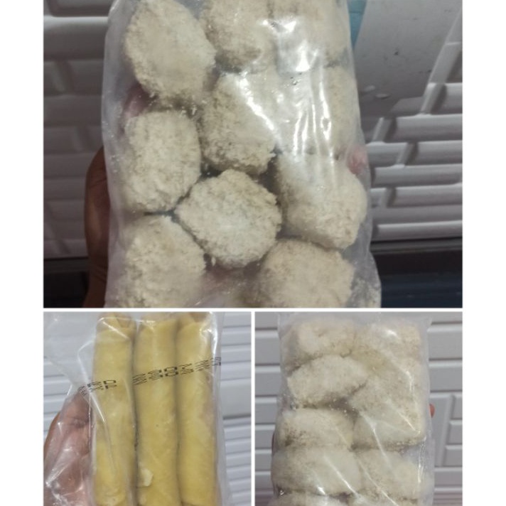 

COD eggroll shrimp roll spicy chicken