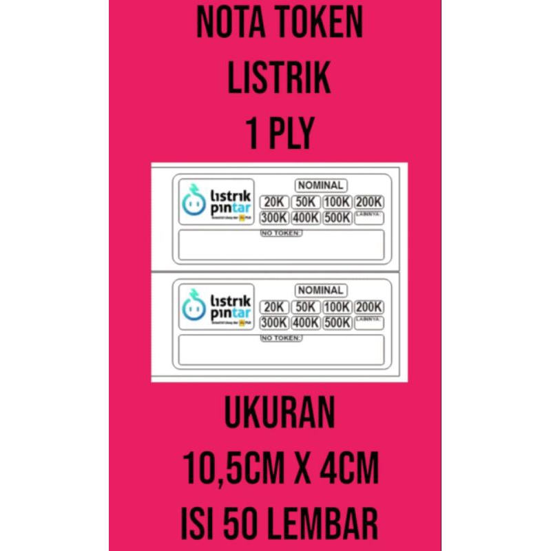 

Nota token listrik