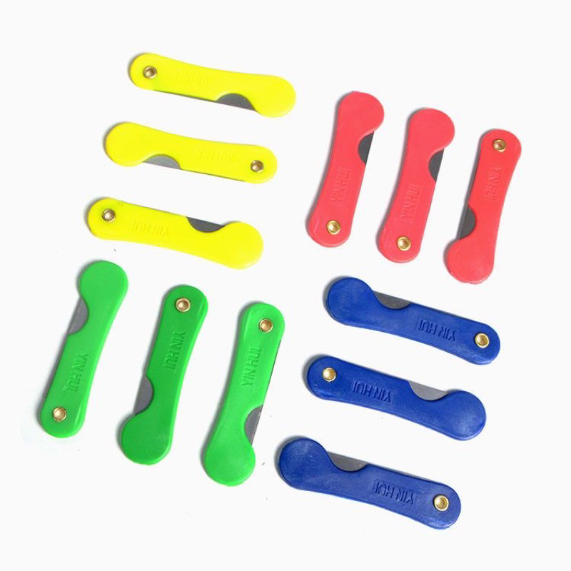 

TA-Cutter Lipat Mini Pisau Lipat Kecil Silet Cuter Serbaguna Warna Warni PR097