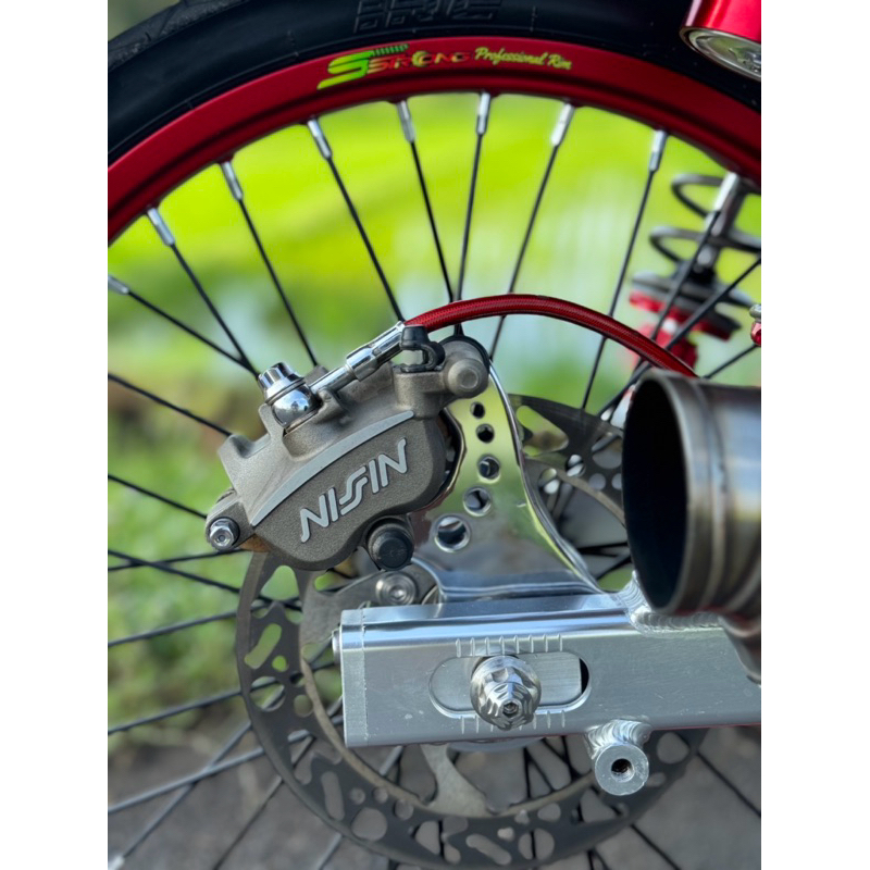 (BREKET ONLY) Breket kaliper belakang supra x 125