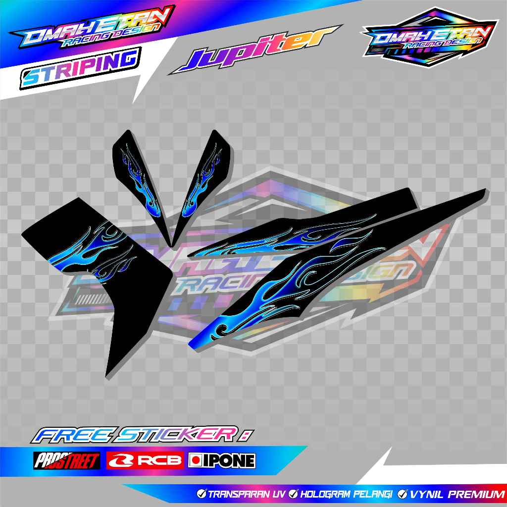 STRIPING VARIASI YAMAHA JUPITER OLD / STICKER LIST MOTOR JUPITER LAMA