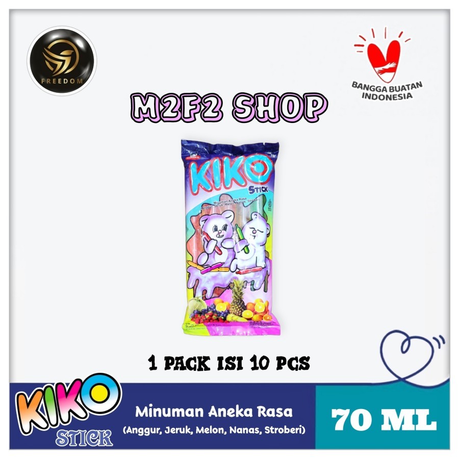 

Kiko Ice Stick Minuman Aneka Rasa Buah | Stik Bag - 70 ml (Kemasan 1 Pack)