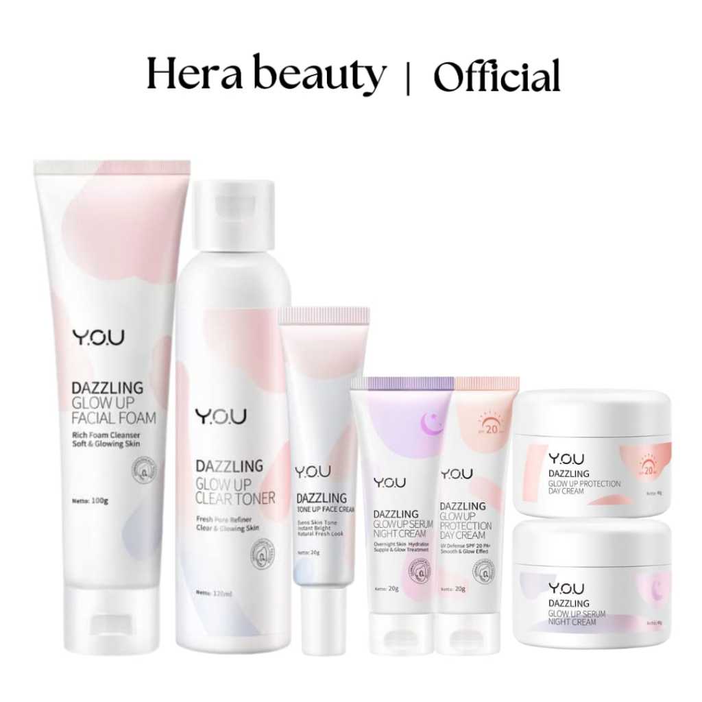 Y.O.U Dazzling Glow Up Series | Perawatan kulit kusam | Mencerahkan kulit kusam | Dazzling Glow Up F