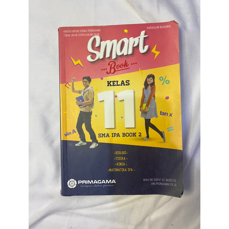 Buku Smart Book Primagama Kelas 11 SMA IPA