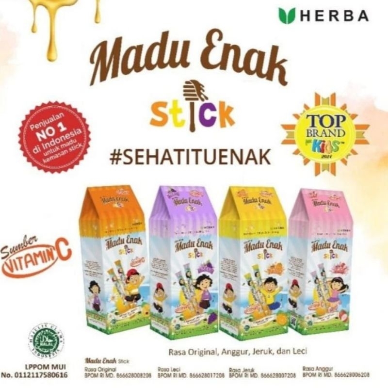 

Madu Enak Stik Per Box isi 20 Stik Original