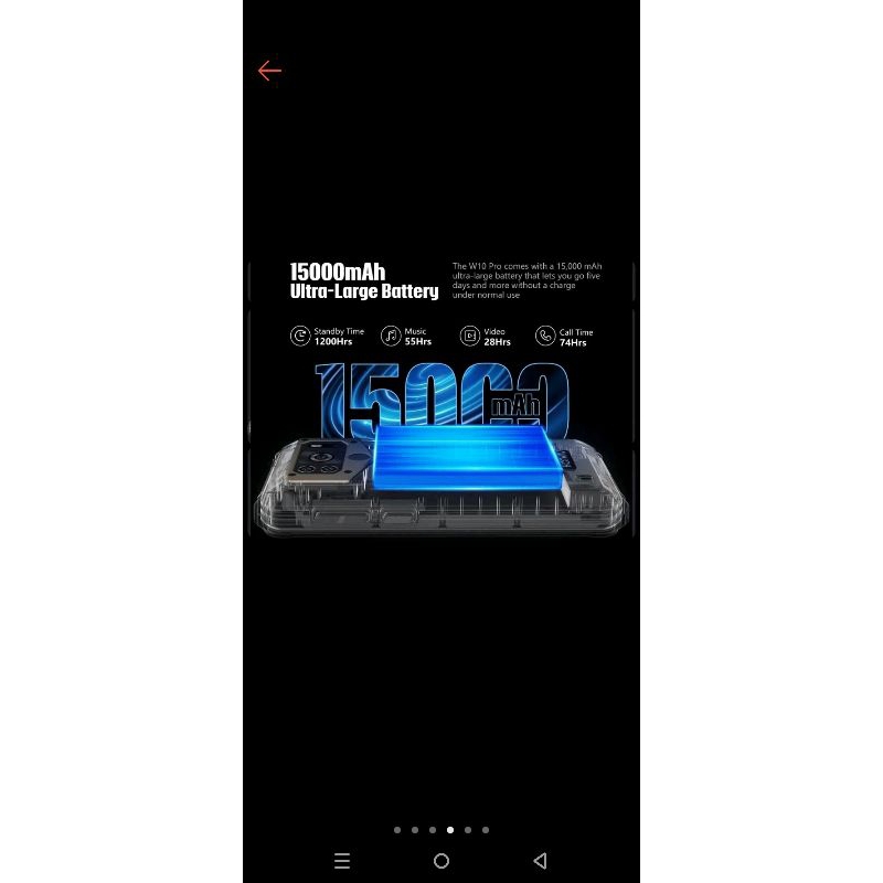 hotwav W10 pro 6GB/64GB 15000mah