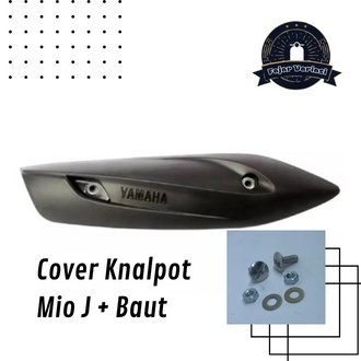 Cover tutup knalpot mio j CKD + Baut