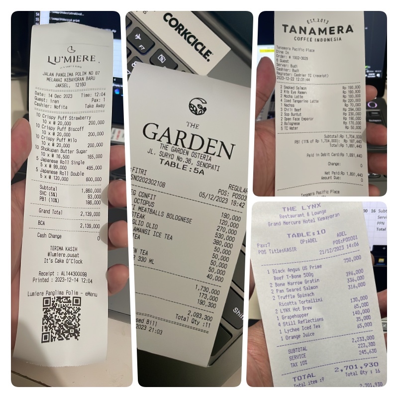 

Pembuatan Struk/Bon/Kwitansi