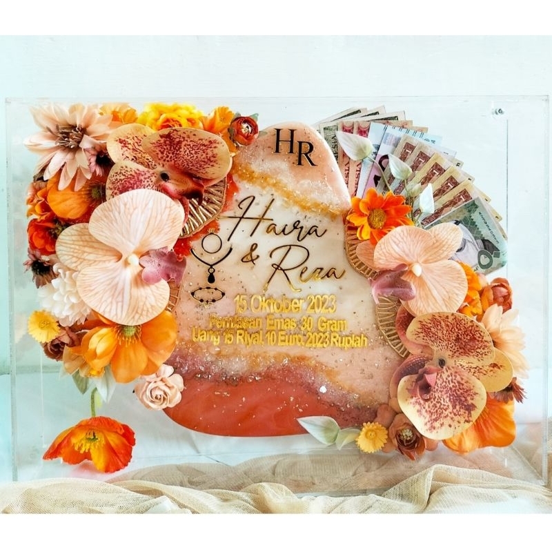 Mahar Resin Akrilik Mahar Pernikahan Viral