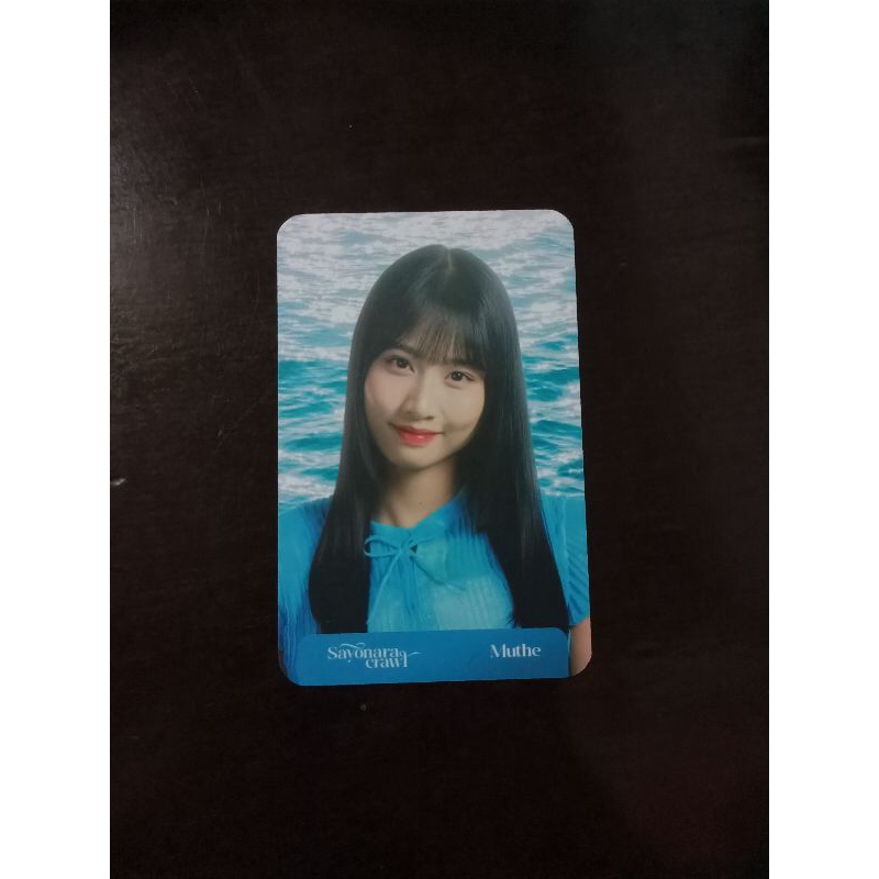 Photocard Sayonara Crawl Jkt48 Muthe
